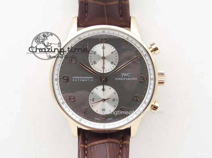 MIROTIME 0421 SportInspired Portuguese Real PR Real Annual Calendar IW503501 YLF 1:1 Best Edition White Dial On Leather Strap A 7241